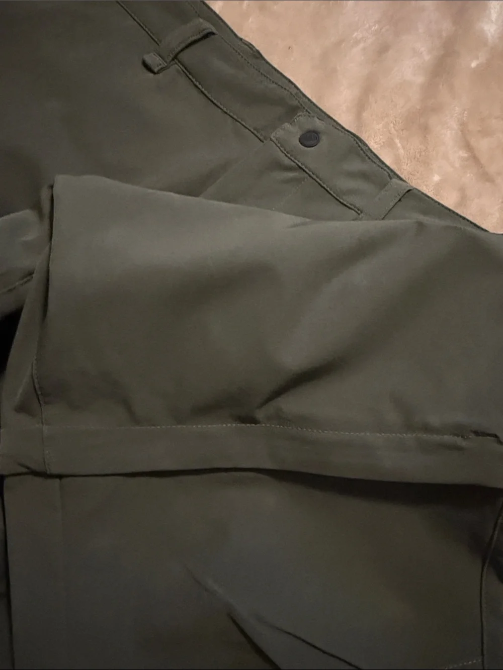 North Face Men's Olive Convertible Pants - NWT
